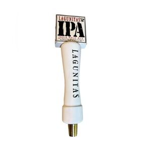 Lagunitas Brewing Company IPA Beer Tap Handle 10” White